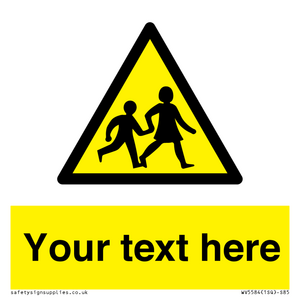 Custom Warning children Sign